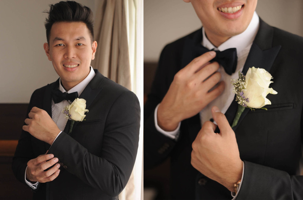 groom cry