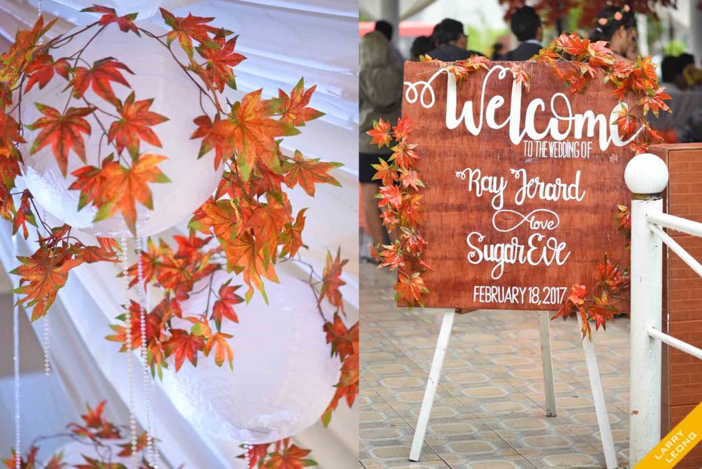 wedding autumn concept