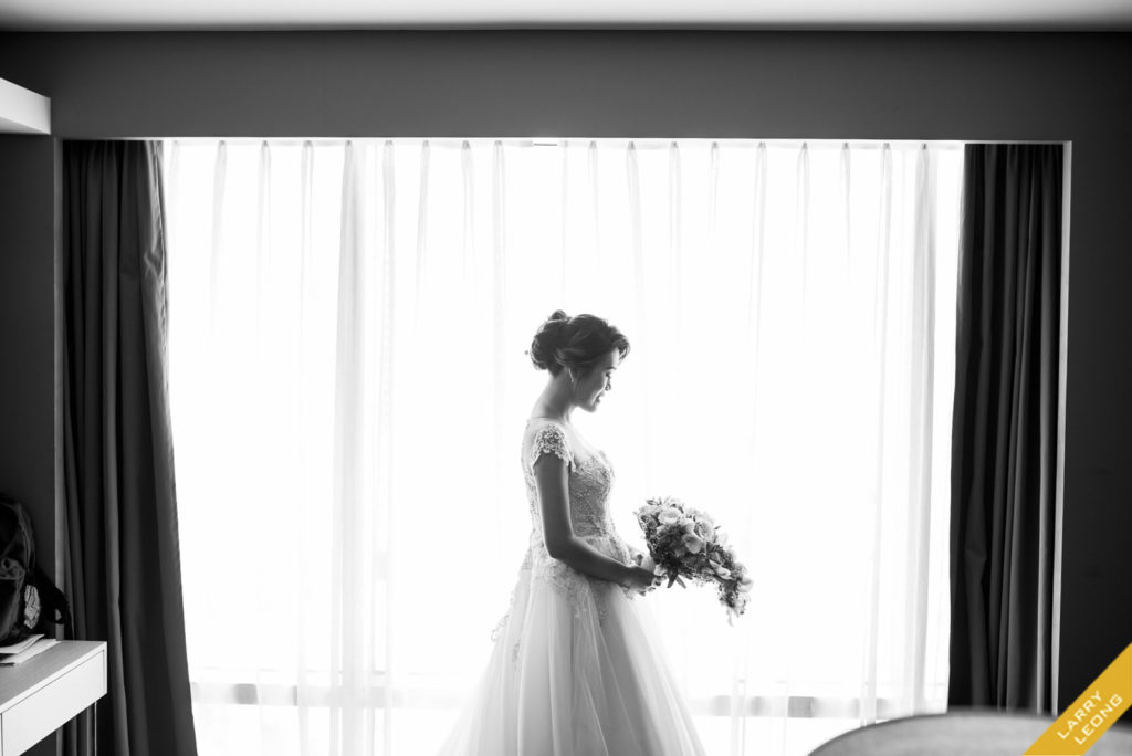 monochrome wedding