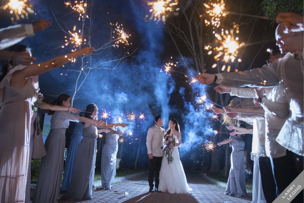 wedding fireworks tagaytay